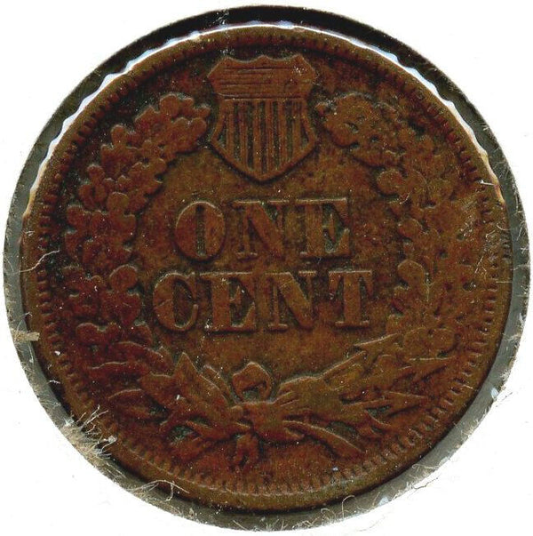 1865 Indian Head Cent Penny - Philadelphia Mint - RC464