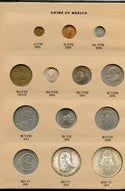 Mexico Mexican Type 68 Coin Set Dansco 7220 Dos Pesos Caballito Railroad JP397