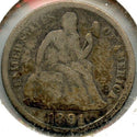 1891-S Seated Liberty Dime - San Francisco Mint -DM38