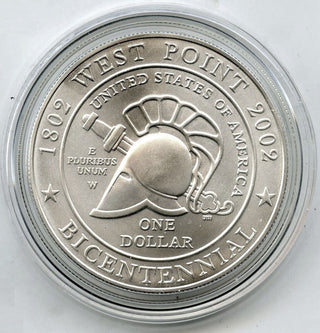 2002 Military Academy Bicentennial Silver Dollar US Mint W92 Commemorative G961