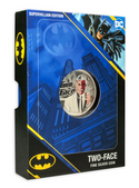 2022 Batman Two Face 1 Oz Silver Proof $5 Dollars Samoa Coin OGP DC Comics JN740