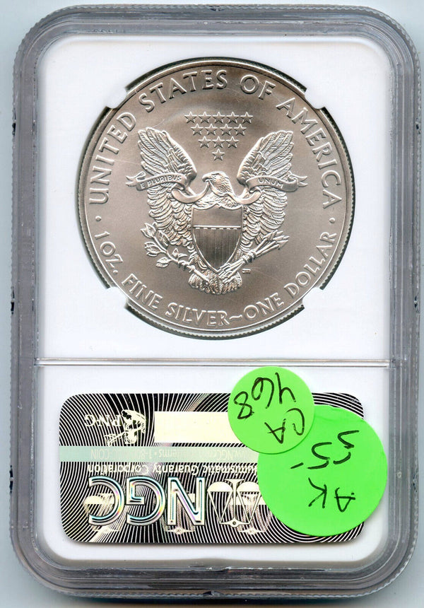 2015 American Eagle 1 oz Silver Dollar NGC Genuine eBay Label Mint Sealed CA468