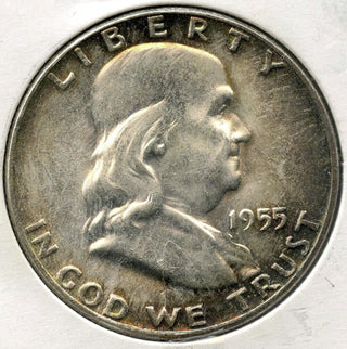 1955 Franklin Silver Half Dollar - Philadelphia Mint - G856