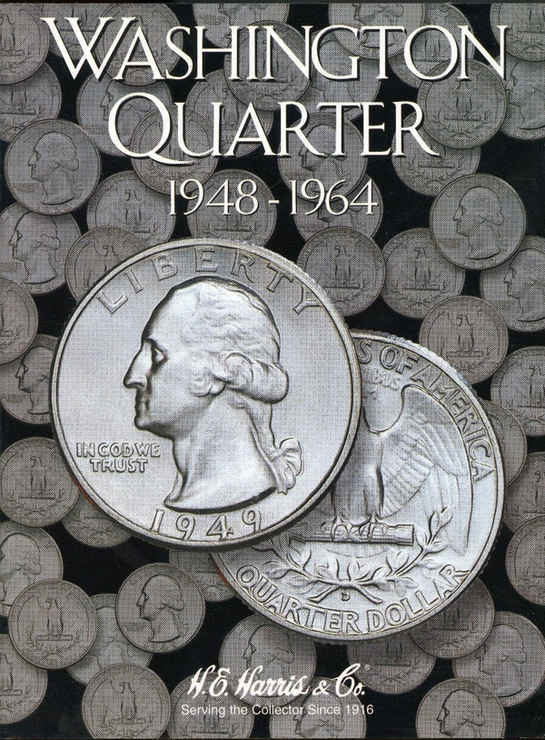 Coin Folder - Washington Quarter 1948 - 1964 Set - Harris Album 2689