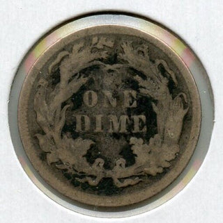 1882 P Silver Seated Liberty Dime 10C Philadelphia Mint -ER09