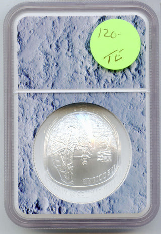 2019 P Apollo 11 50th Anniversary 999 Silver Commemorative Coin NGC MS70 -DN069