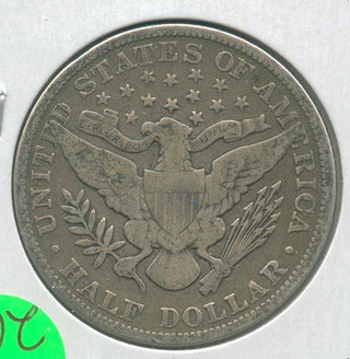 1901-P Silver Barber Half Dollar 50c Philadelphia Mint  - KR268