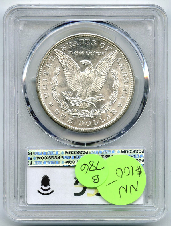 1881-S Morgan Silver Dollar PCGS MS 63 Certified - San Francisco Mint - B786