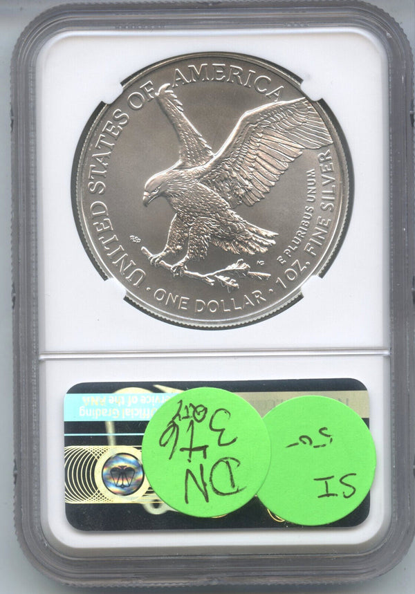2022 1 oz American Silver Eagle NGC MS69 Certified Coin $1  - DN346
