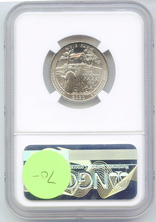 2020 W Washington Quarter WWII NGC MS64 Certified -West Point Mint -DM928