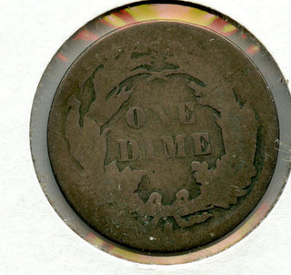 1887-S Seated Liberty Silver Dime - San Francisco Mint - JD184