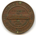 Illinois Central RRC 1851 - 1901 Service Souvenir Token Medal Anniversary CA573