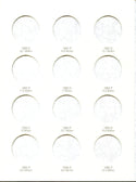 Kennedy Half Dollar 1985 - 1999 Set - Harris Album 2697 Coin Folder - Halves