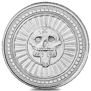 Aztec God of Death Mictlantecuhtli 1 Oz 999 Fine Silver Round Medallion -  JP670