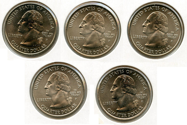 2006 State Quarter 5-Coin Set - Philadelphia Mint - Statehood Collection