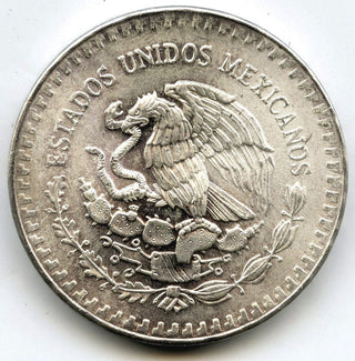 1986 Mexico 1 Onza 999 Silver Plata Pura Coin - Estados Unidos Mexicanos - B547
