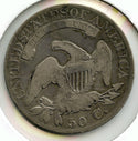 1825 Bust Silver Half Dollar - C607