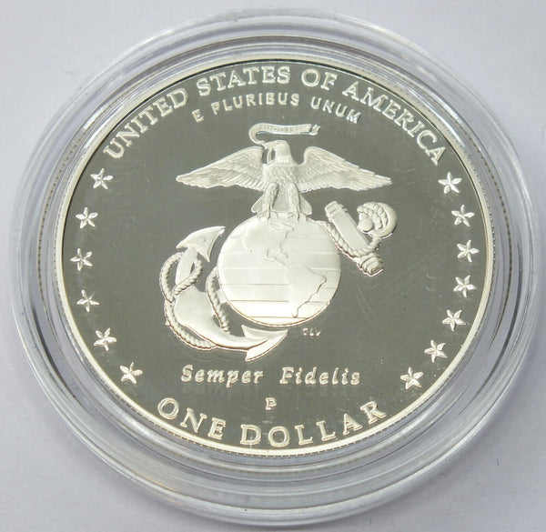 2005 Marine Corps Anniversary Proof Silver Dollar US Commemorative Coin - G756
