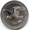 2014 Canada Bald Eagle 9999 Silver 1 oz $5 Coin Birds of Prey - CC825