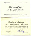 1975 Cook Islands Proof Coin Set - Franklin Mint - B438