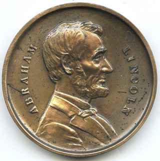 Abraham Lincoln Souvenir Penny Good Luck Token Large Medal - E816