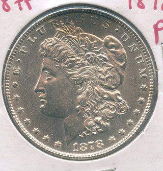 1878-P 7/8TF Morgan Silver Dollar $1 Philadelphia Mint - ER970