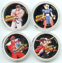 2021 Street Fighter Capcom 4-Coin Set 999 Silver 1 oz Niue Collection - BR931