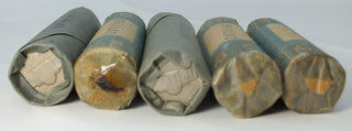 Lot of 5 1970-S Jefferson Nickel 5C Rolls 200 Coins Uncirculated LH138