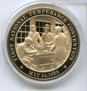 First National Temperance Convention Bronze Proof Medal - Franklin Mint - JL169
