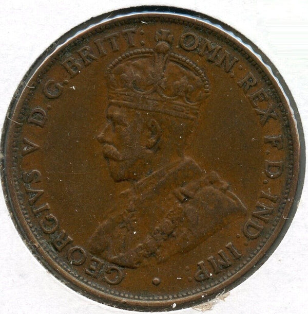 1936 Australia Coin One Penny - King George V - BT583