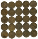 1883 Indian Head Cent Pennies 50-Coin Roll - Penny Lot Collection - B289