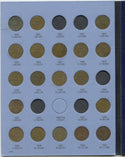 Canada Small Cent Folder Whitman 2479 Album 3 Sections With 67 Coins DN208