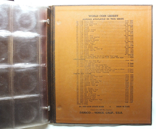 Coins Dansco Set Album Folder Vintage - A775