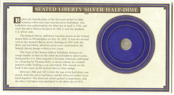 1853-P Seated Liberty Half Dime - Philadelphia Mint - DM307