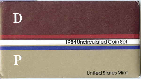 1984 Uncirculated US OGP Mint 12- Coin Set United States Philadelphia and Denver