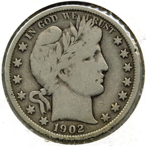 1902 Barber Silver Half Dollar - Philadelphia Mint - A654