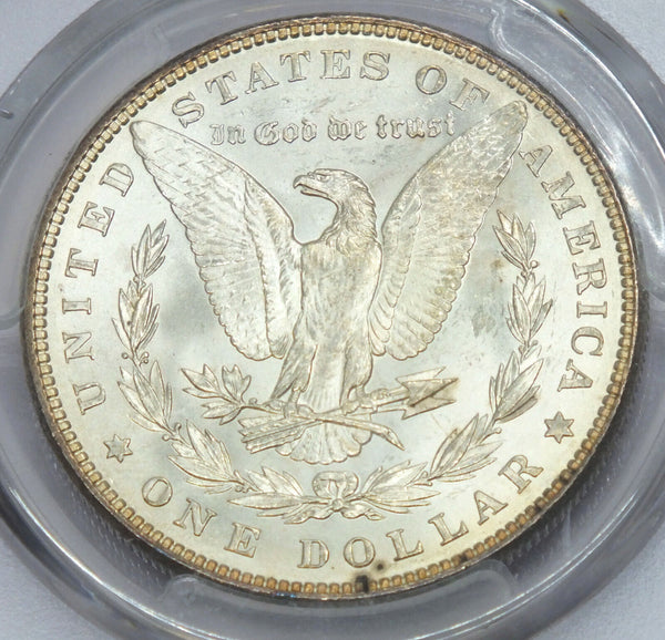 1882 Morgan Silver Dollar PCGS MS65 Certified - Toning Toned - Philadelphia A884
