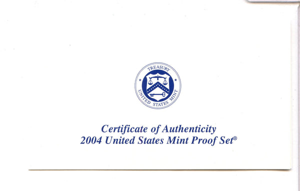 2004 United States -Coin Proof Set - US Mint OGP