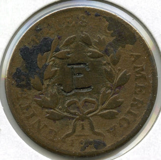 1803 Large Cent Penny - Counterstamp - C595