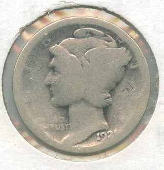 1921-P  Mercury Silver Dime - Philadelphia Mint - ER496