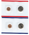 1999 P&D Susan B Anthony Uncirculated 2-Coin mint Set US Mint OGP