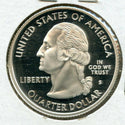 2007-S Montana State Washington Quarter Silver Proof Coin 25c - JN134
