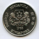 1988 Singapore Year of the Dragon $10 Uncirculated Coin w/ Box - JN869