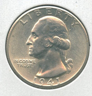 1941-D Silver Washington Quarter 25c Denver Mint - KR379