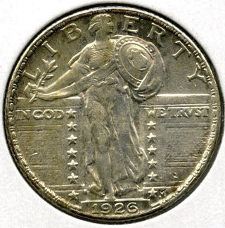 1926 Standing Liberty Silver Quarter - Philadelphia Mint - E786