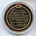 First National Temperance Convention Bronze Proof Medal - Franklin Mint - JL169