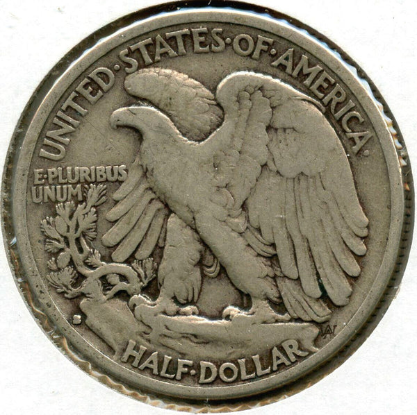 1933-S Walking Liberty Silver Half Dollar - San Francisco Mint - JL815