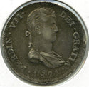 1821 Mexico 8 Reales Silver Coin - Guadalajara - G916
