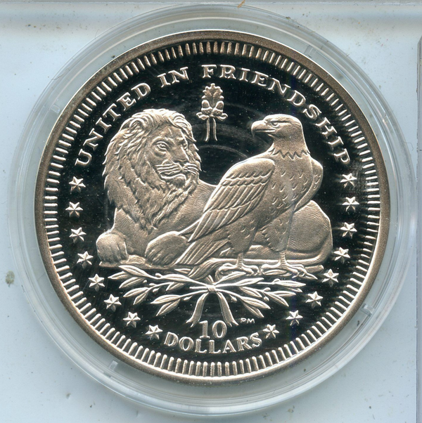 2007 United In Friendship $10 Pobjoy Mint British Virgin Islands Coin RD075