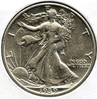 1939-S Walking Liberty Silver Half Dollar - San Francisco Mint - E661